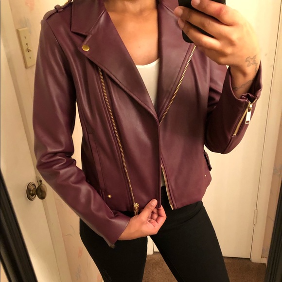 Michael Kors Jackets & Blazers - Michael Kors faux leather moto jacket!